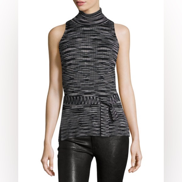 M MISSONI Space-Dye Sleeveless Mock-Neck Top - NEW - Picture 1 of 8